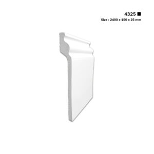 نعلة فايبر 15 سم | 4325 | القطعة 2.4 متر سعر المتر الطولي 17.25 ر.س ( نعلة تغطية )