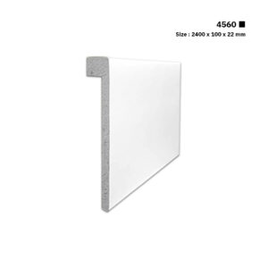 نعلة فايبر 10 سم | 4560 | القطعة 2.4 متر سعر المتر الطولي 11.5 ر.س ( نعلة تغطية )