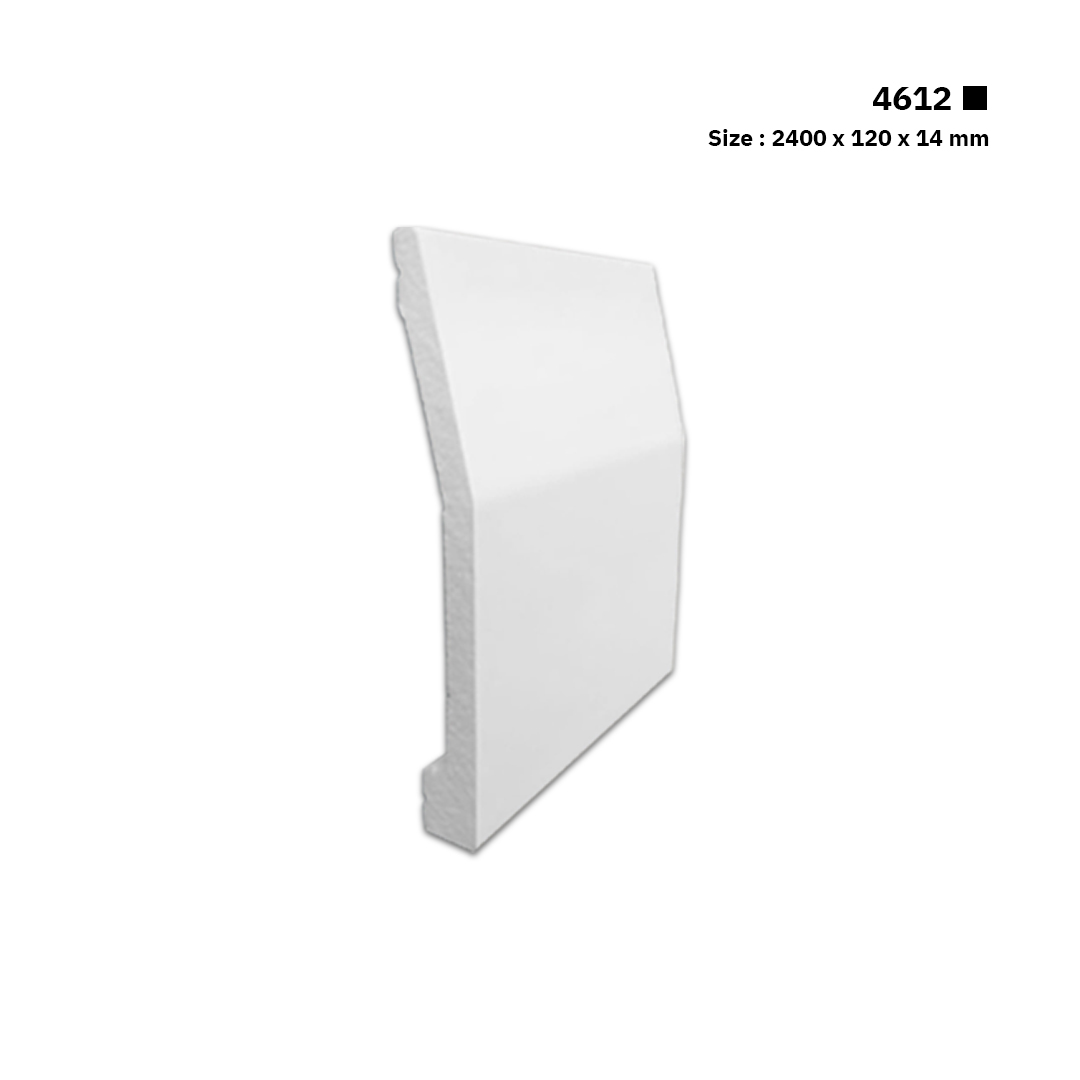 نعلة فايبر 12 سم | 4612 | القطعـة 2.4 متـر سعر المتر الطولي 10.73 ر.س