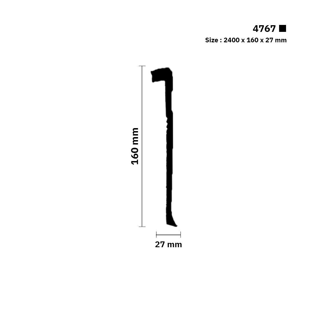 نعلة فايبر 16 سم | 4767 | القطعة 2.4 متر سعر المتر الطولي 15.33 ر.س ( نعلة تغطية ) - الصورة 2