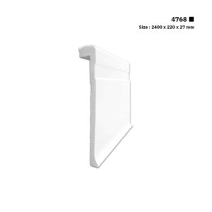 نعلة فايبر 22 سم | 4768 | القطعة 2.4 متر سعر المتر الطولي 18.78 ر.س ( نعلة تغطية )