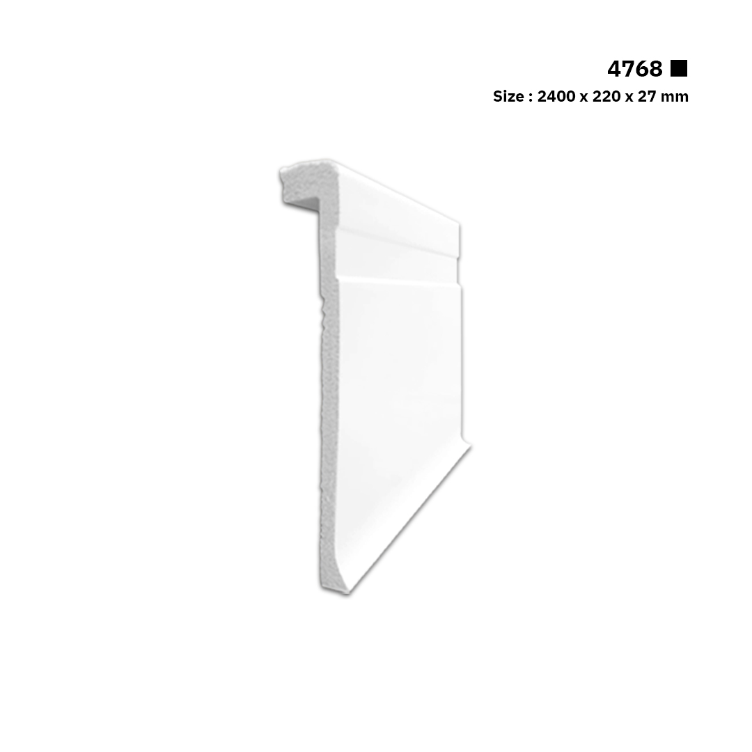 نعلة فايبر 22 سم | 4768 | القطعة 2.4 متر سعر المتر الطولي 18.78 ر.س ( نعلة تغطية )