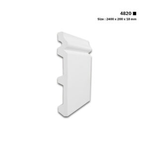 نعلة فايبر 20 سم | 4820 | القطعـة 2.4 متـر سعر المتر الطولي 24.92 ر.س