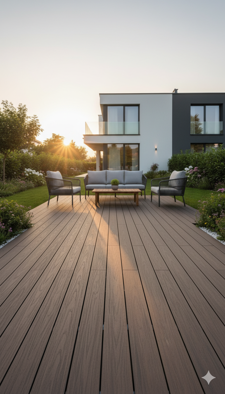 100208 أرضيات خارجية WPC | سعر القطعة - الصورة 2