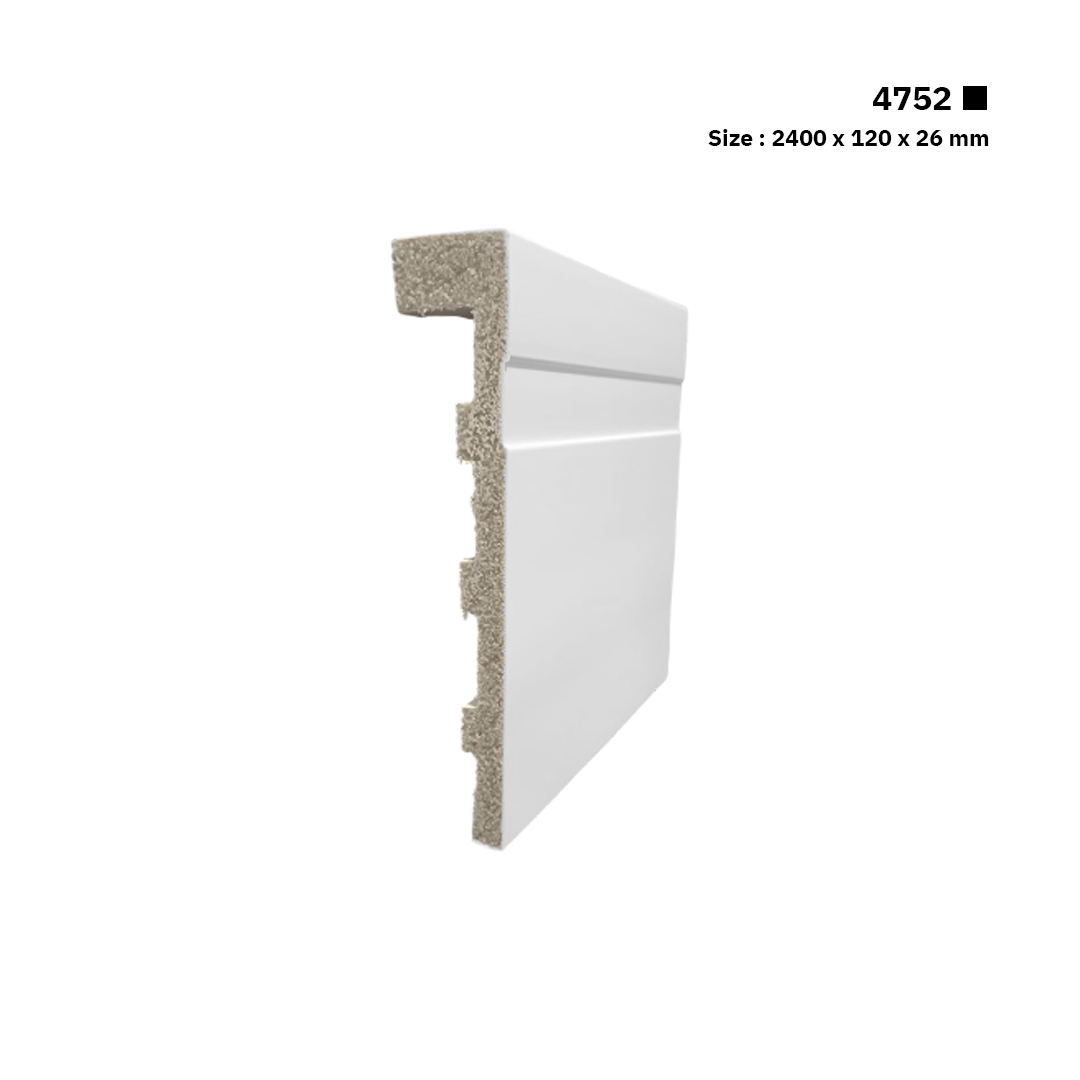 نعلة فايبر 12 سم | 4752 | القطعـة 2.4 متـر سعر المتر الطولي 11.5 ر.س