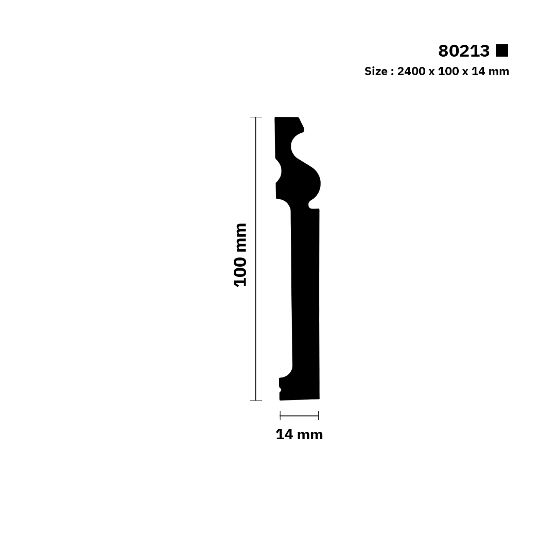 نعلة فايبر 10 سم | 80213 | القطعـة 2.4 متـر سعر المتر الطولي 9.58 ر.س - الصورة 2